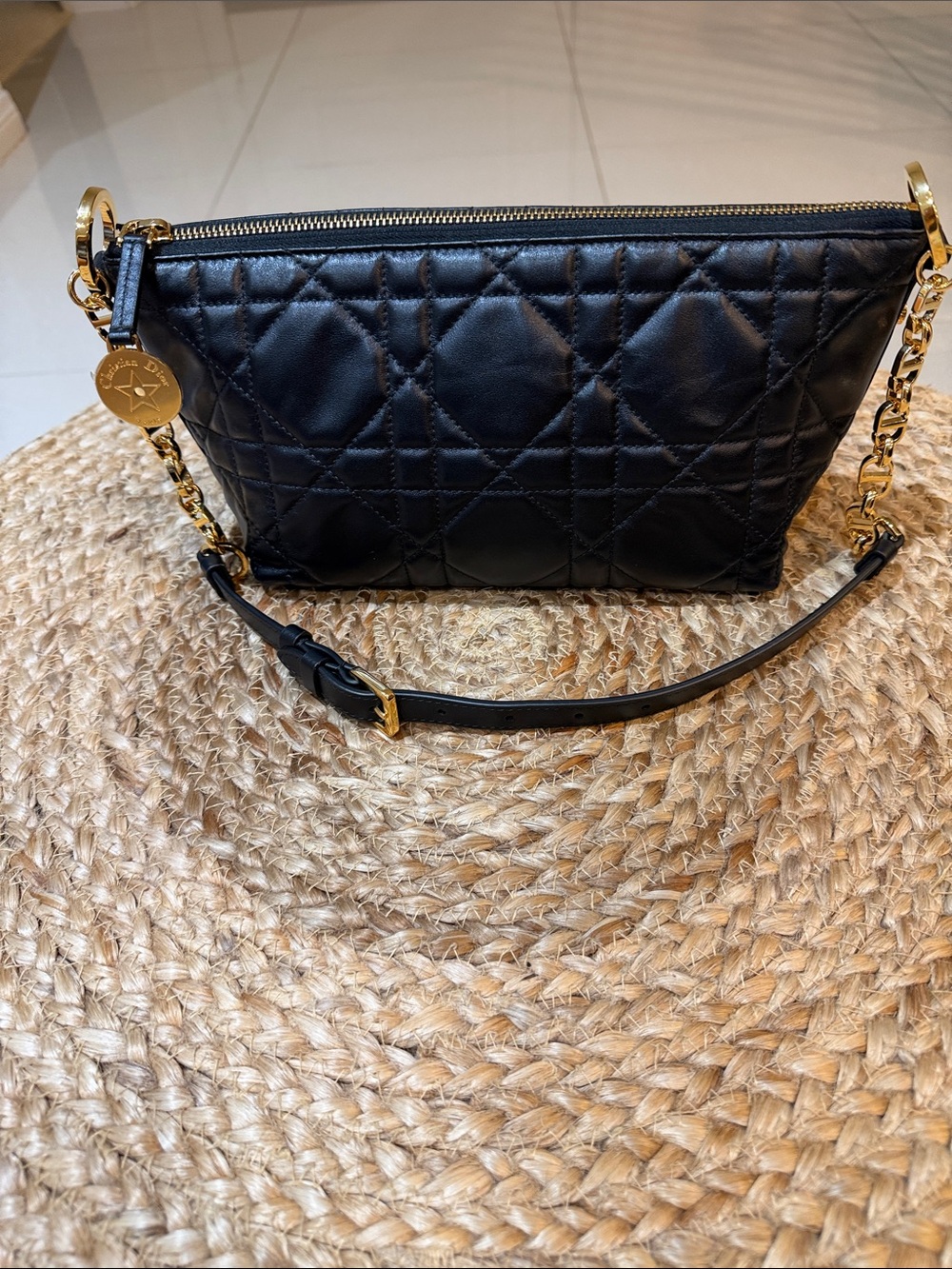 Diorstar Hobo Bag with Chain